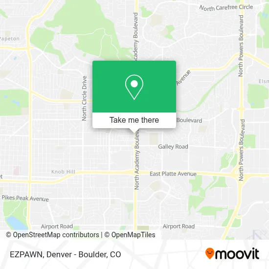 EZPAWN map