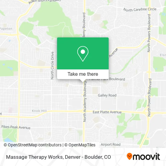 Massage Therapy Works map