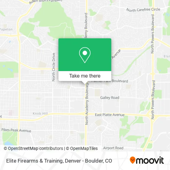 Elite Firearms & Training map