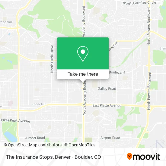 The Insurance Stops map