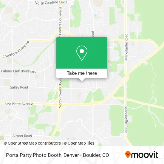 Porta Party Photo Booth map