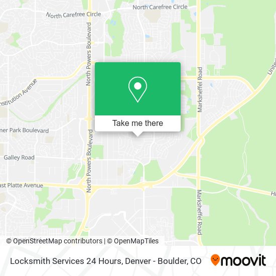 Locksmith Services 24 Hours map
