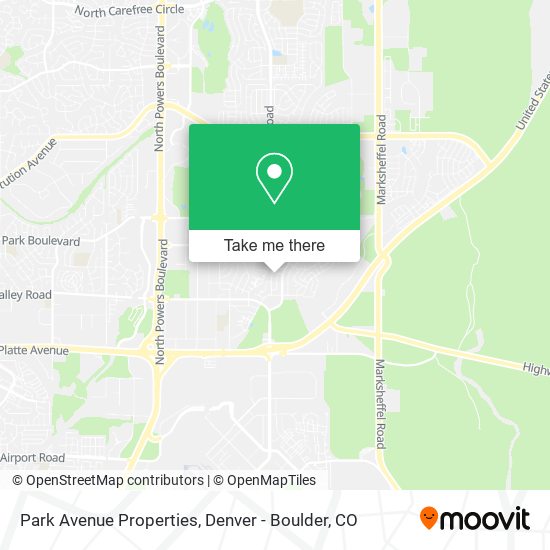 Park Avenue Properties map