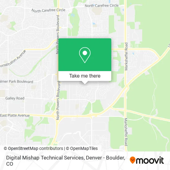 Digital Mishap Technical Services map