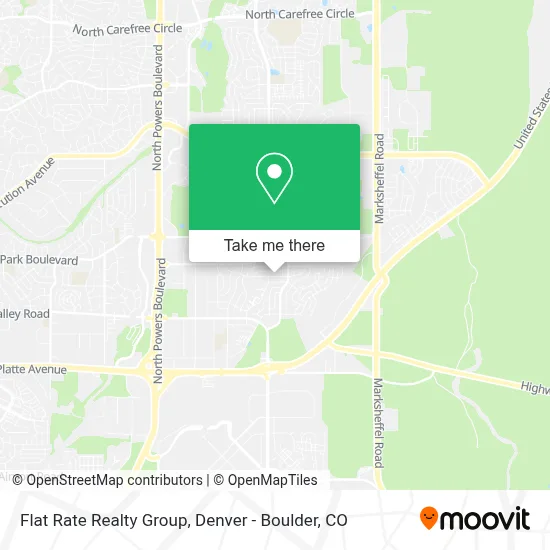 Flat Rate Realty Group map