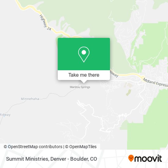 Mapa de Summit Ministries