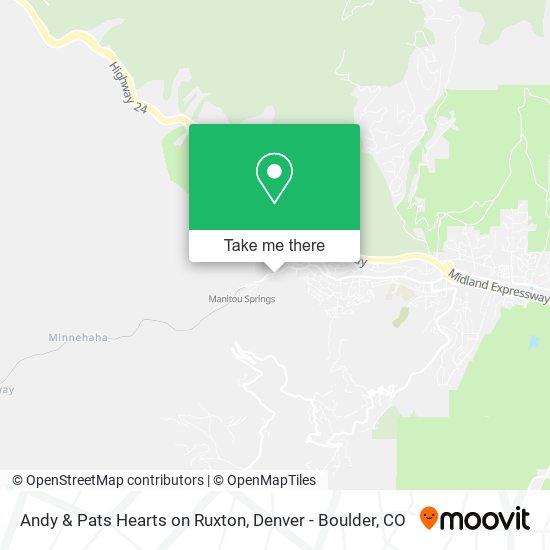 Mapa de Andy & Pats Hearts on Ruxton