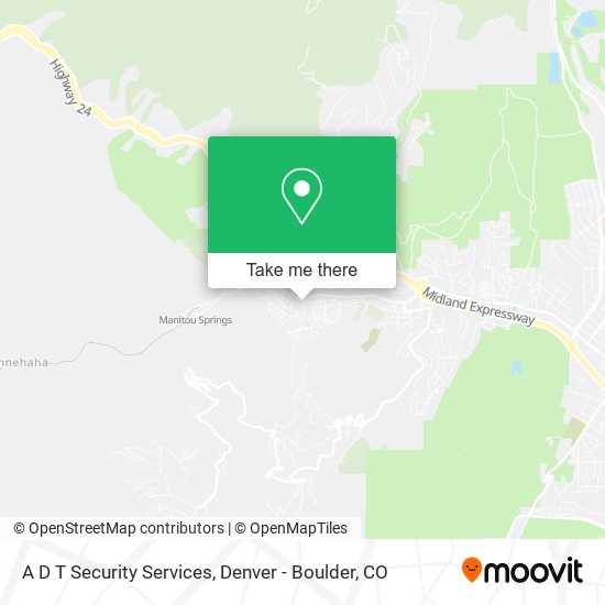 A D T Security Services map
