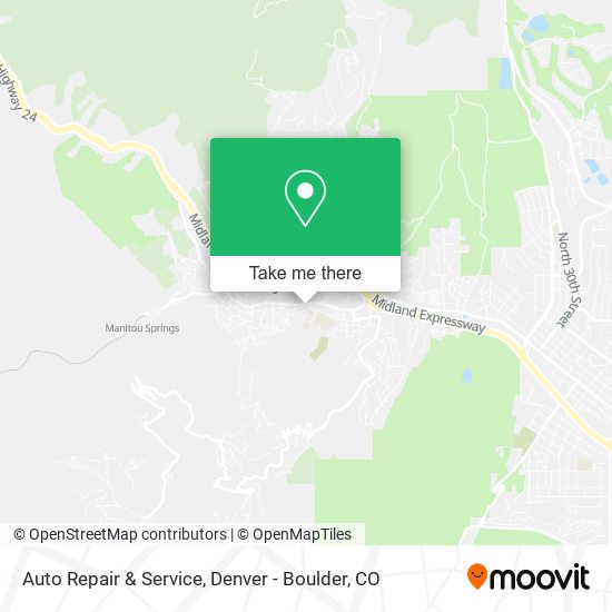 Mapa de Auto Repair & Service