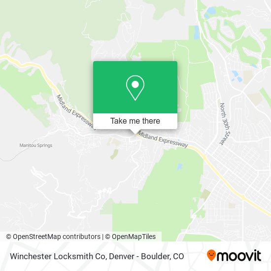 Mapa de Winchester Locksmith Co