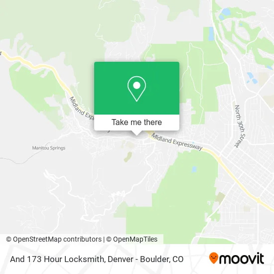 And 173 Hour Locksmith map