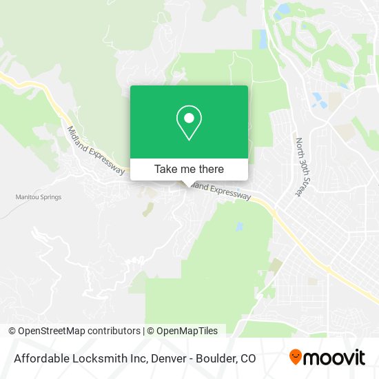 Affordable Locksmith Inc map