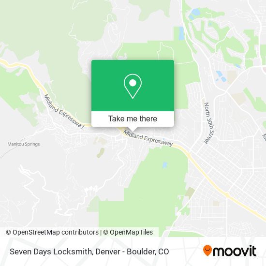 Seven Days Locksmith map