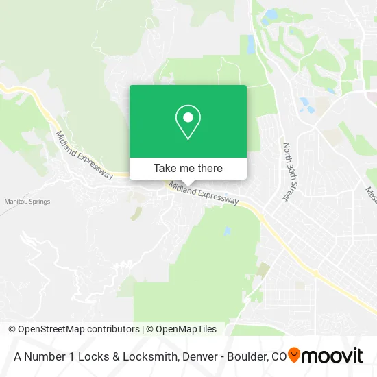 A Number 1 Locks & Locksmith map