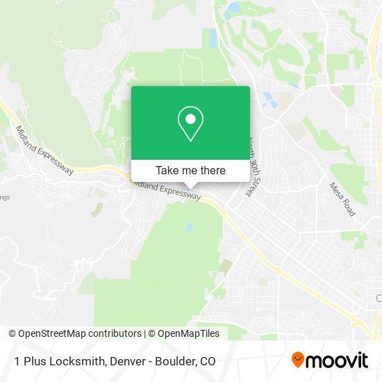 1 Plus Locksmith map