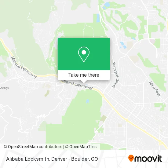 Alibaba Locksmith map