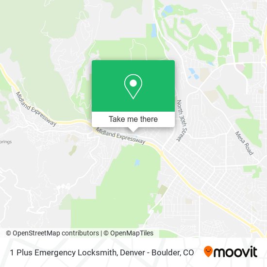 1 Plus Emergency Locksmith map