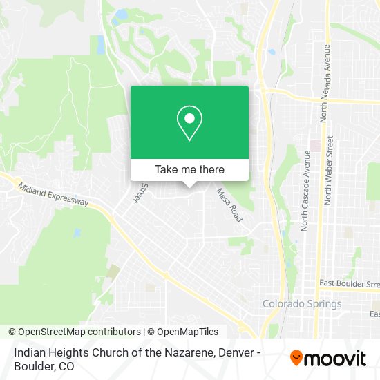 Indian Heights Church of the Nazarene map