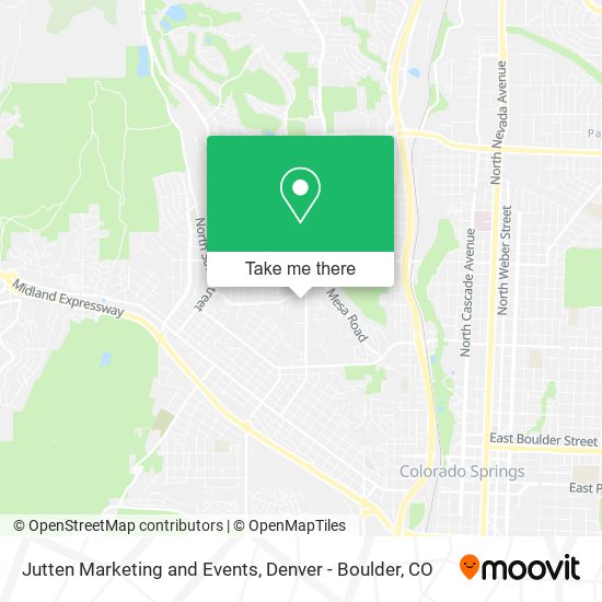 Jutten Marketing and Events map