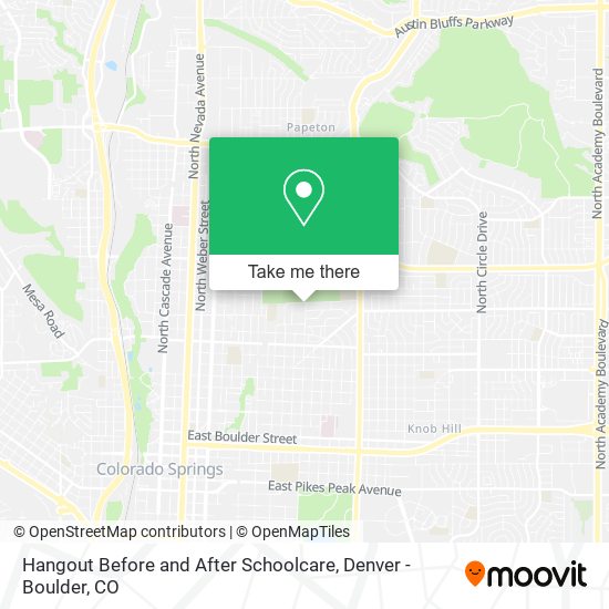 Mapa de Hangout Before and After Schoolcare