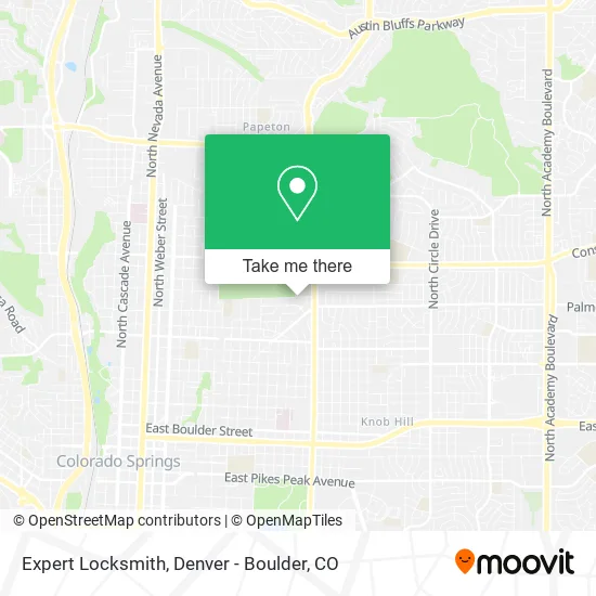 Expert Locksmith map