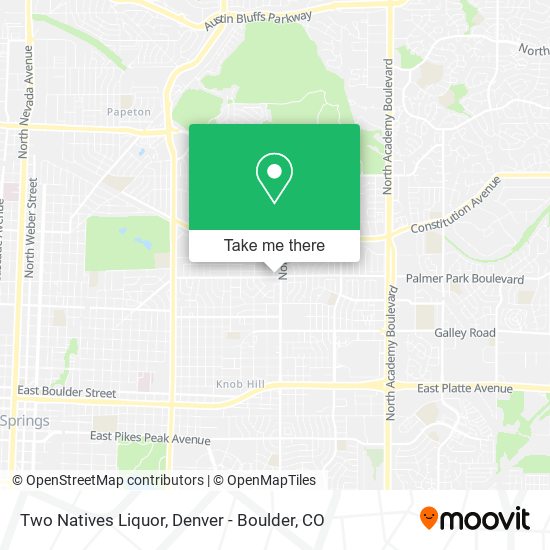 Mapa de Two Natives Liquor