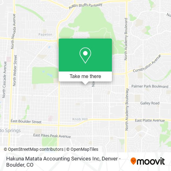 Hakuna Matata Accounting Services Inc map