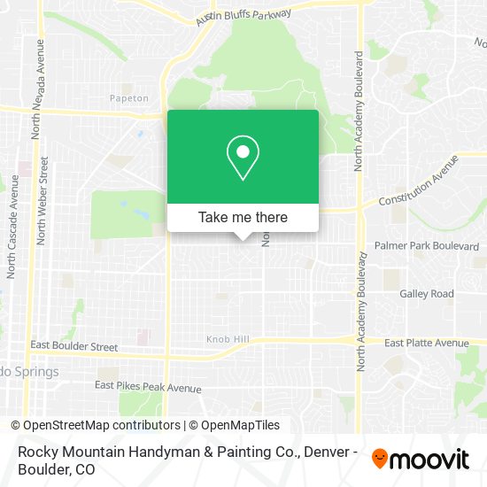 Mapa de Rocky Mountain Handyman & Painting Co.