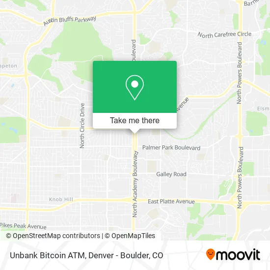 Unbank Bitcoin ATM map