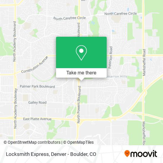 Locksmith Express map