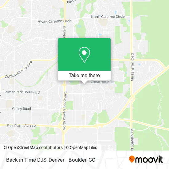 Back in Time DJS map