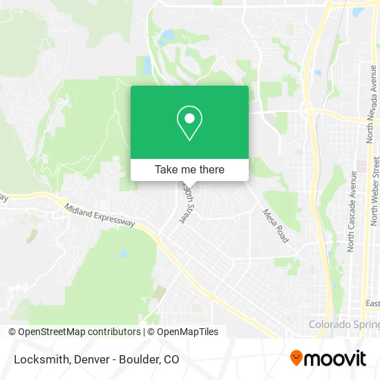 Locksmith map