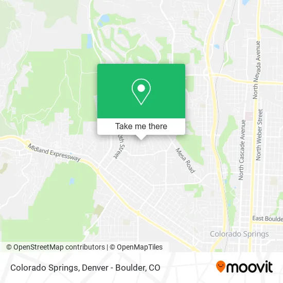 Colorado Springs map