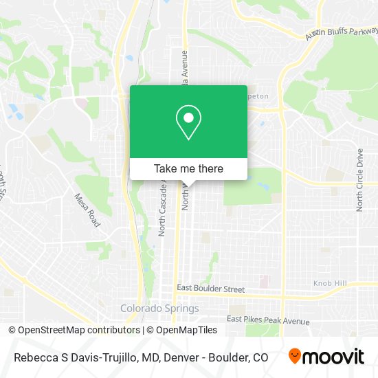 Mapa de Rebecca S Davis-Trujillo, MD