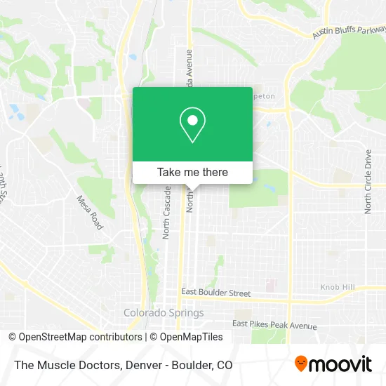 The Muscle Doctors map