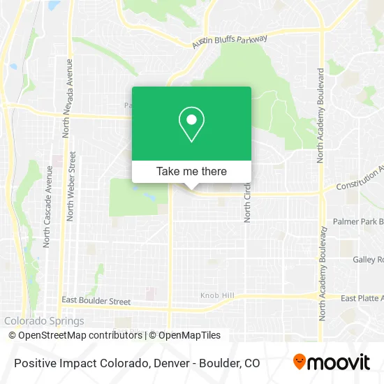 Positive Impact Colorado map