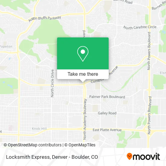 Locksmith Express map
