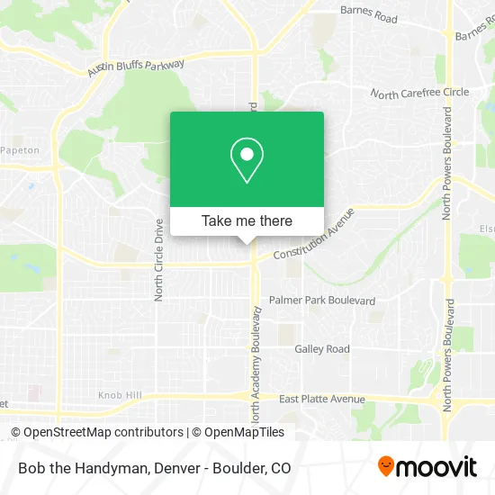 Bob the Handyman map