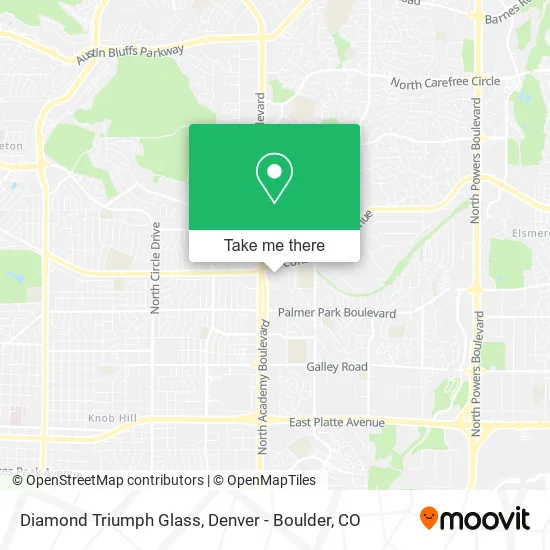 Diamond Triumph Glass map