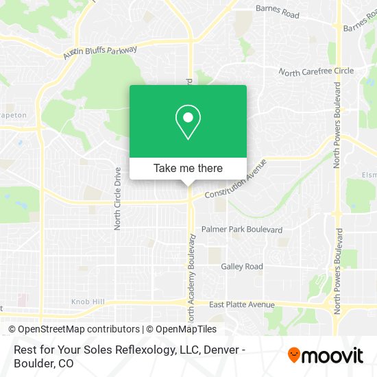 Rest for Your Soles Reflexology, LLC map