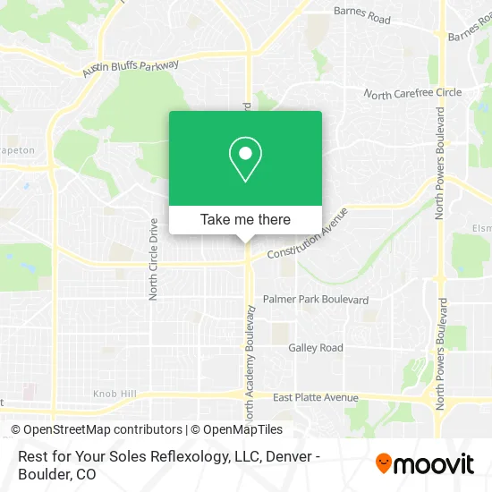 Mapa de Rest for Your Soles Reflexology, LLC