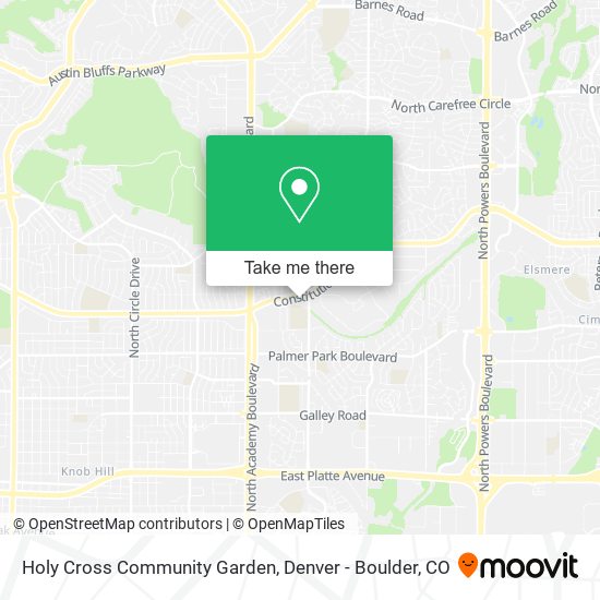 Holy Cross Community Garden map