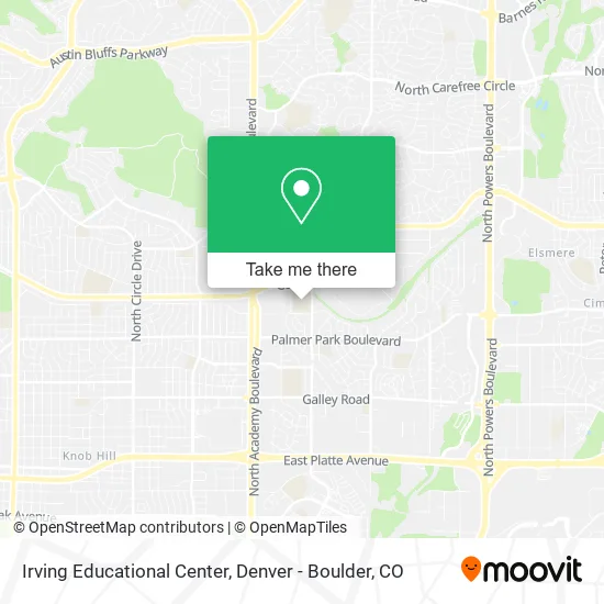Irving Educational Center map