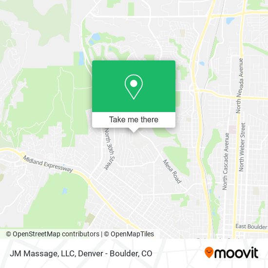 JM Massage, LLC map