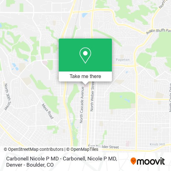 Carbonell Nicole P MD - Carbonell, Nicole P MD map