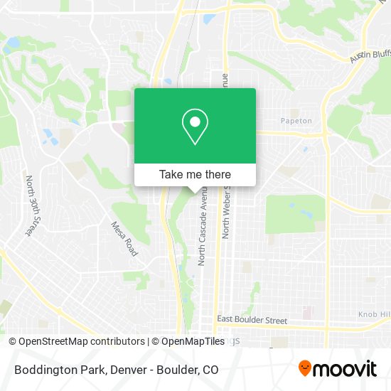 Boddington Park map