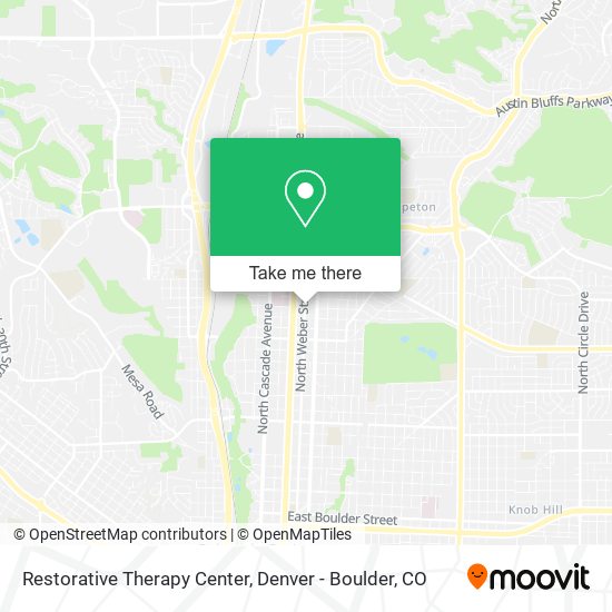 Restorative Therapy Center map