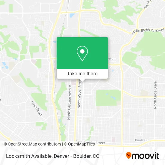 Locksmith Available map