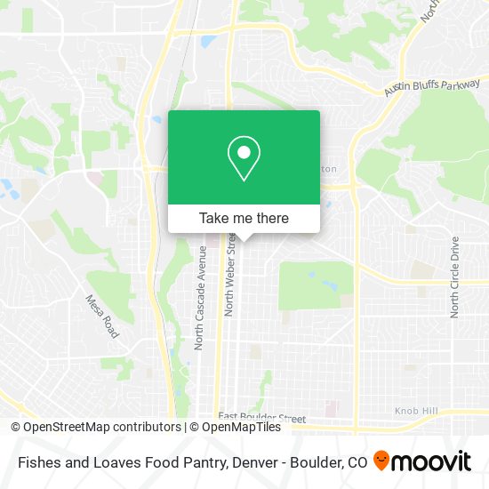 Fishes and Loaves Food Pantry map