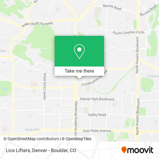 Lice Lifters map